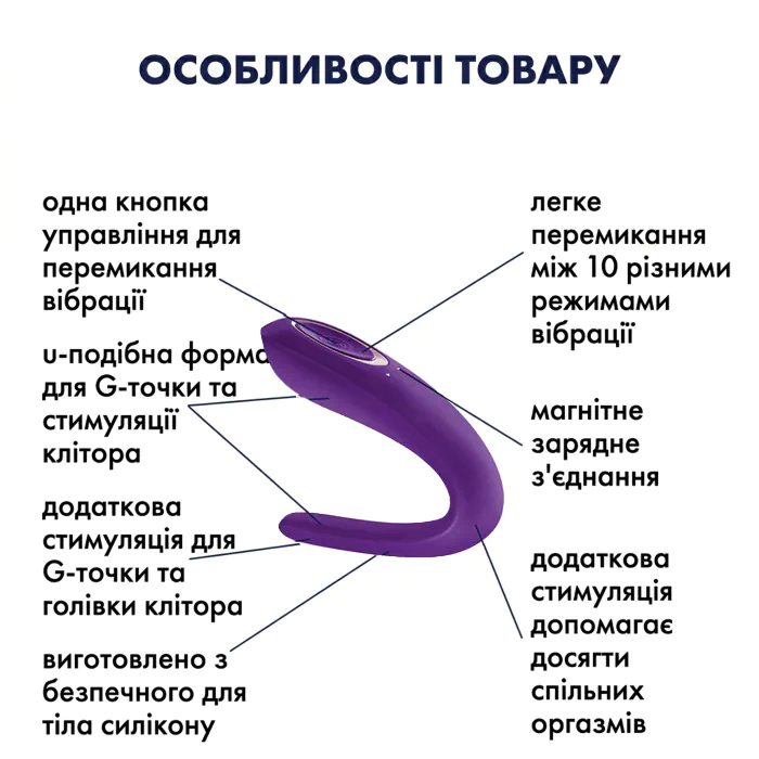 Парний вібратор Satisfyer Double Classic Violet — фото 8