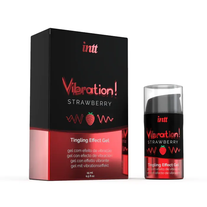 Рідкий вібратор Intt Vibration Strawberry 15 мл — фото 2