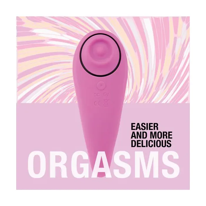 Пульсатор для клітора FeelzToys - FemmeGasm Tapping & Tickling Vibrator Pink — фото 5
