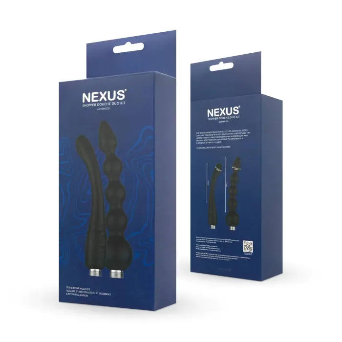 Набір анальних насадок для душу Nexus Advanced Shower Douche Duo Kit — фото 9