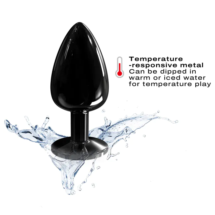 Анальна пробка Dorcel Diamond Plug Black L — фото 4