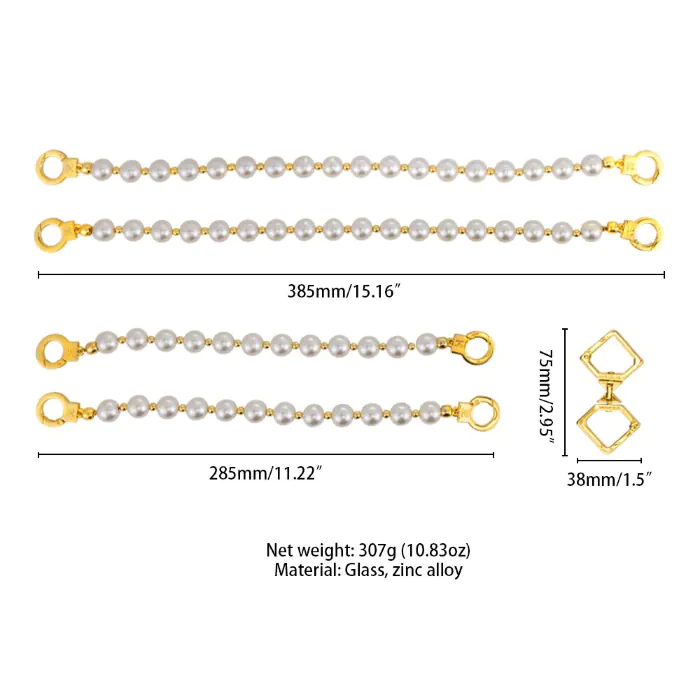 Перлинні наручники та поножі Lockink Pearl Handcuffs & Anklecuffs — фото 9