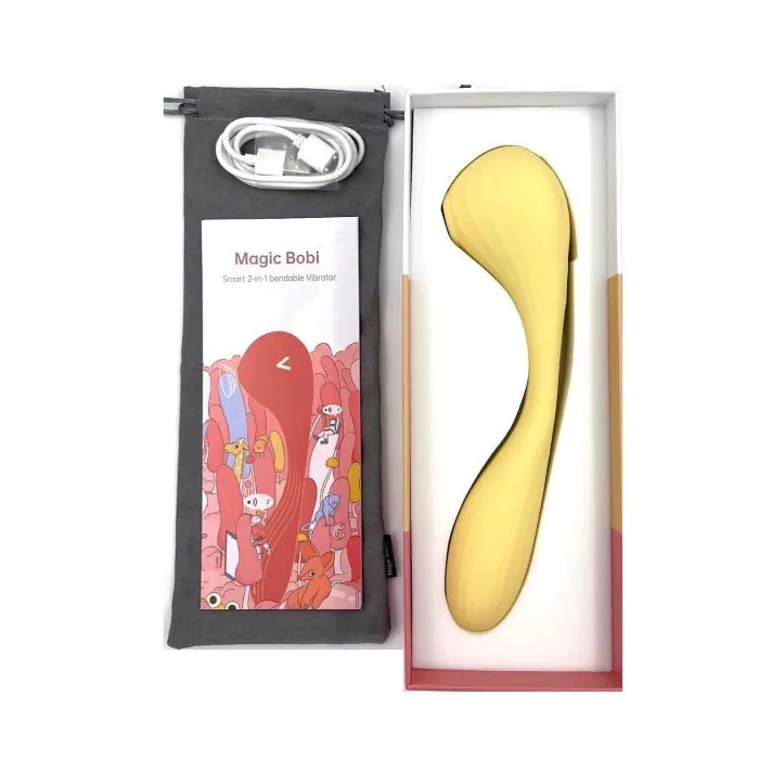 Вакуумний вагінально-кліторальний стимулятор Magic Motion Bobi Yellow — фото 7