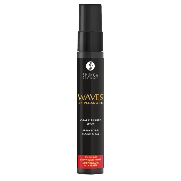 Спрей для посилення слиновиділення Shunga Waves of Pleasure Strawberry Sparkling Wine 20 мл — фото 2