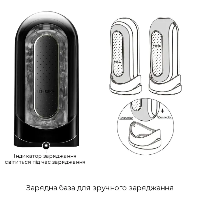 Мастурбатор Tenga Flip Zero Electronic Vibration Black — фото 11