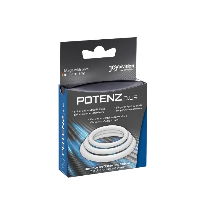 Набір ерекційних кілець Joydivision POTENZplus White — фото 2