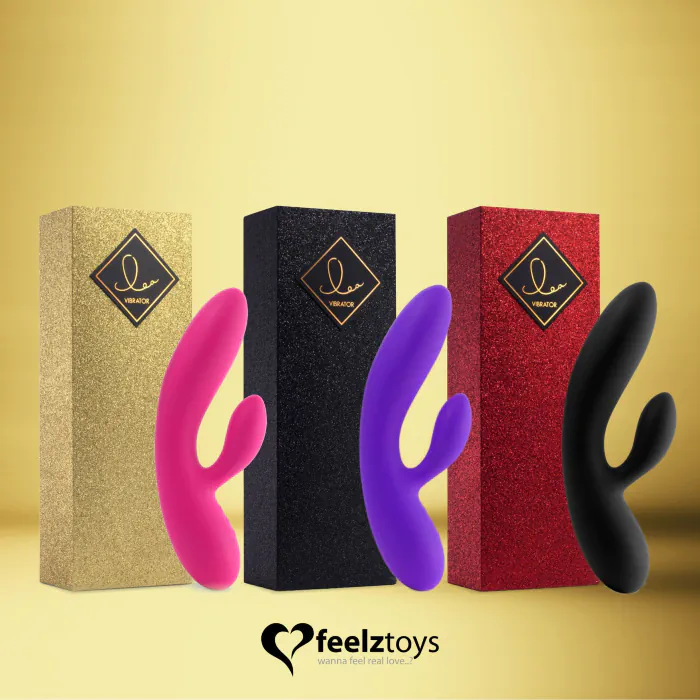 Гнучкий вібратор кролик FeelzToys Lea Rabbit Vibrator Medium Purple — фото 7