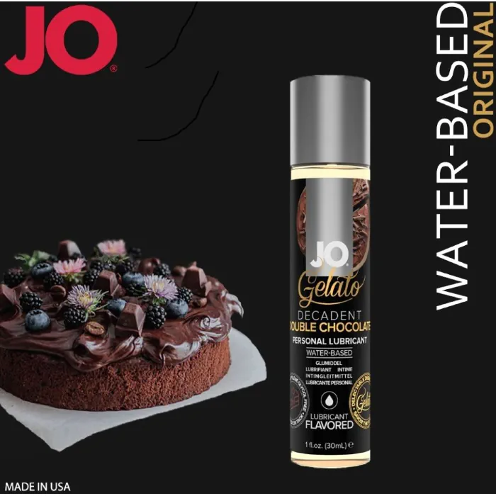 Лубрикант на водній основі JO Gelato Double Chocolate 30 мл — фото 4