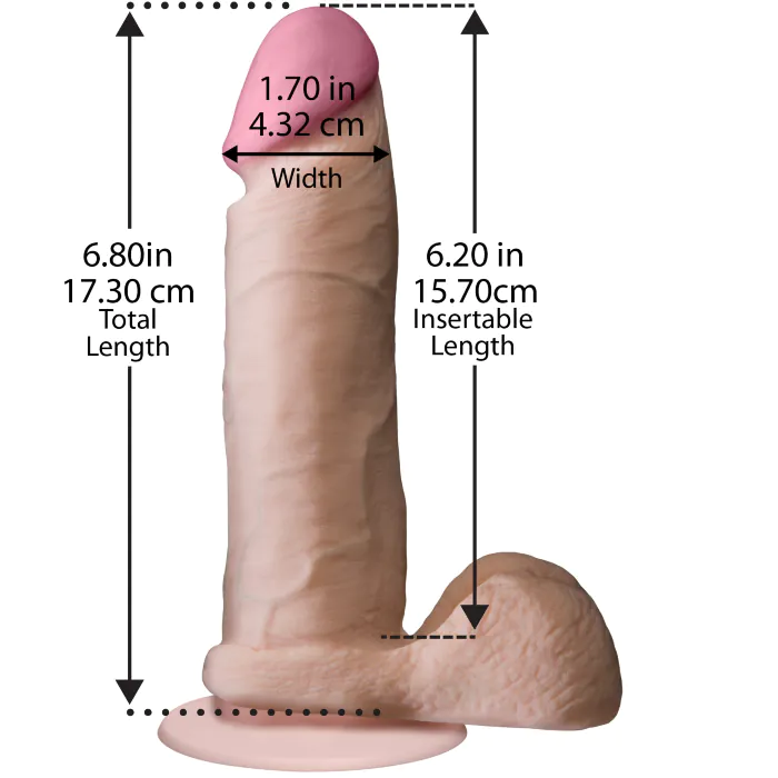 Фалоімітатор Doc Johnson The Realistic Cock 6 — фото 3