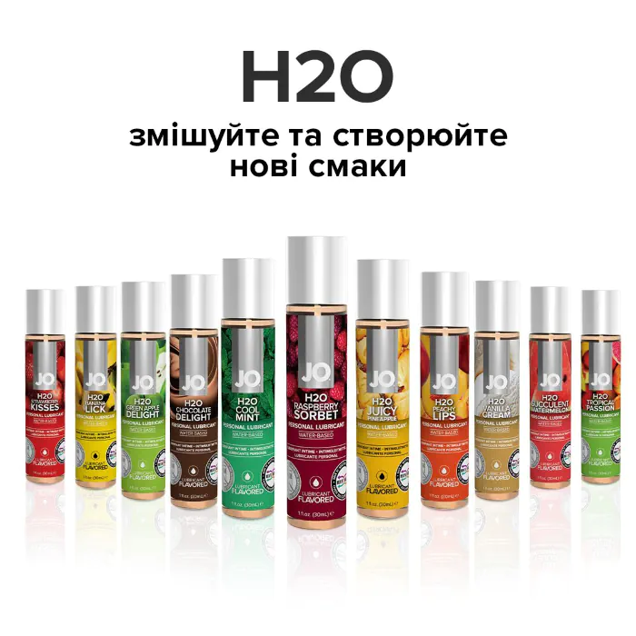 Лубрикант на водній основі JO H2O Raspberry Sorbet 120 мл — фото 6