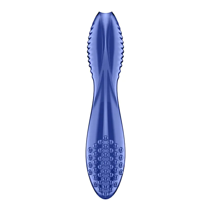 Двосторонній скляний дилдо Satisfyer Dazzling Crystal 2 Blue — фото 4