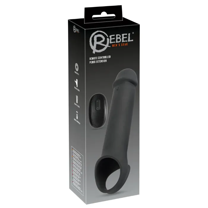 Насадка для пеніса з дистанційним керуванням Rebel RC Penis Extension — фото 13