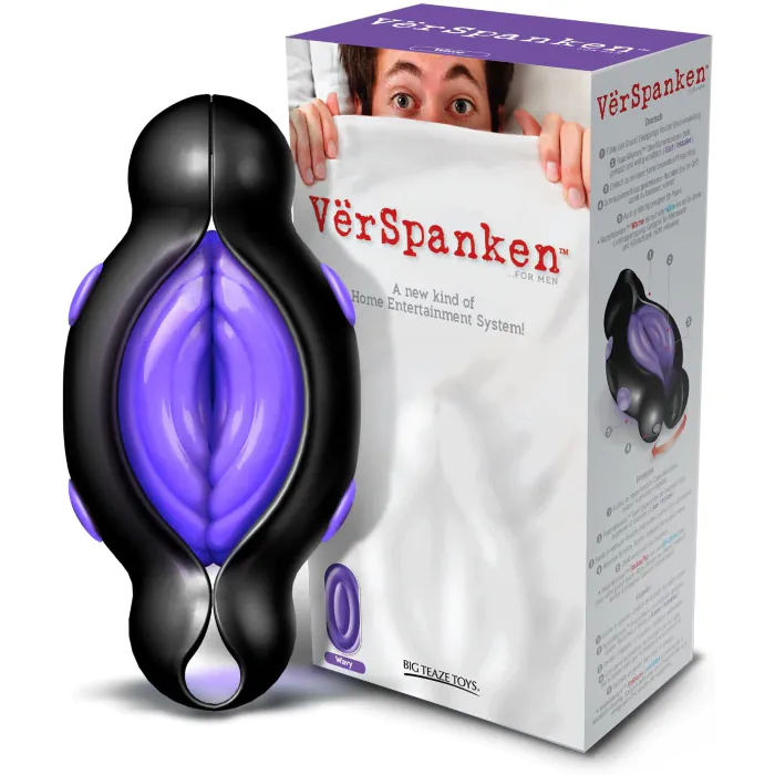 Мастурбатор VerSpanken Big Teaze Toys Black Violet — фото 2