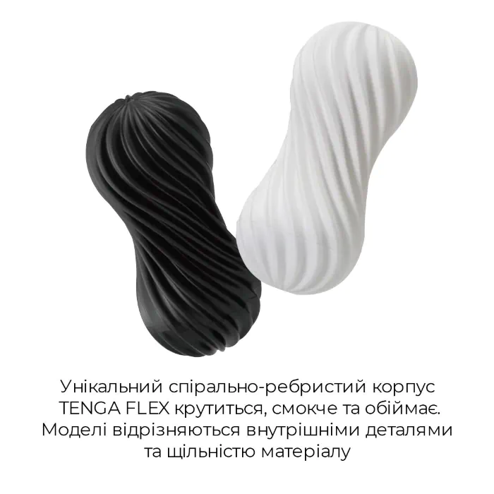 Мастурбатор Tenga Flex Silky White — фото 4