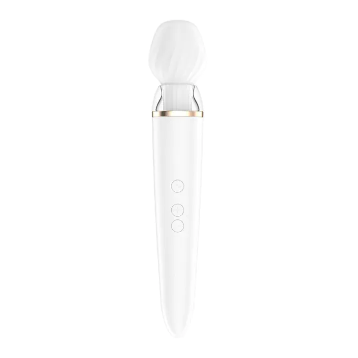 Вібромасажер Satisfyer Double Wand-er Connect App white — фото 3
