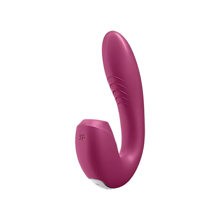 Вакуумний вібратор Satisfyer Sunray Connect App berry