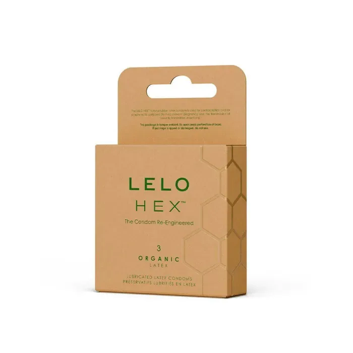 Lelo Hex Condoms Organic 3 Pack — фото 2