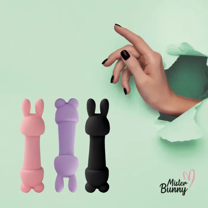 Міні-вібратор FeelzToys Mister Bunny Purple — фото 6
