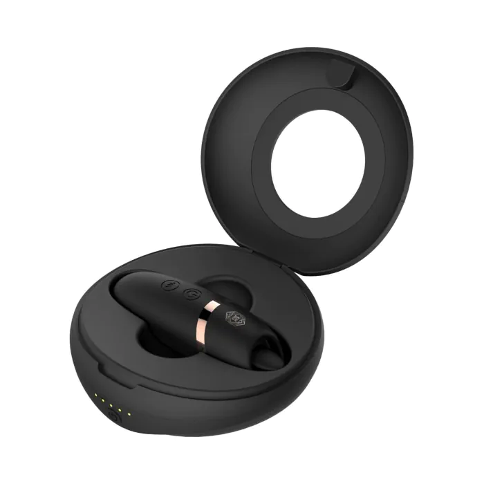 Мінівібратор з язичком Rosy Gold Vibrating & Licking Dual Stimulator — фото 5