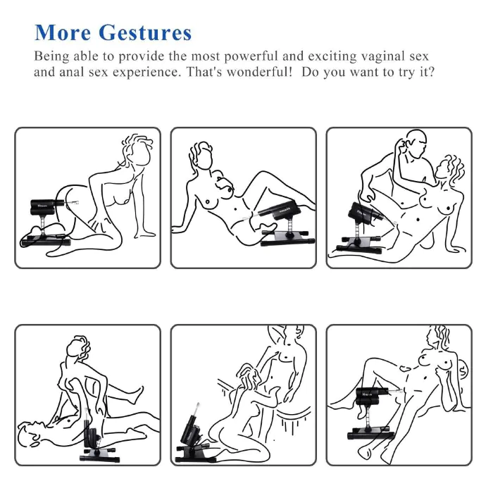 Смарт секс-машина Hismith AK-03 Sex Machine APP з фалоімітатором — фото 9