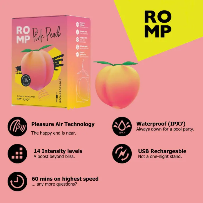 Cтимулятор ROMP Pink peach — фото 6