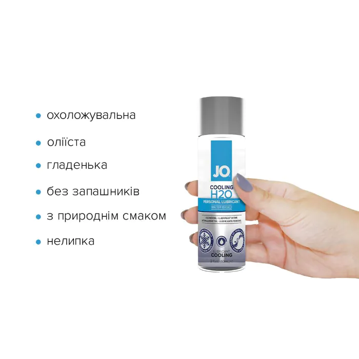 Охолоджуюча змазка на водній основі JO H2O Cooling 60 мл — фото 2