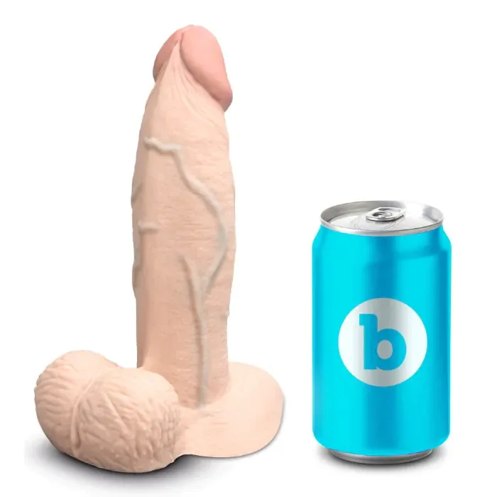 Фалоімітатор b-Vibe Slipskin 7" Girthy — фото 7