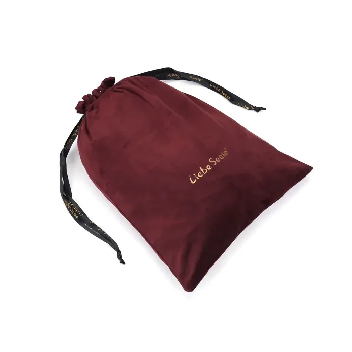 Оксамитовий мішечок для зберігання іграшок Liebe Seele Wine Red Large Storage Bag Oblong