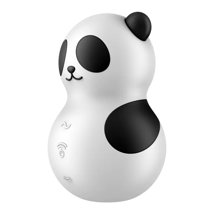 Вакуумний стимулятор з вібрацією Satisfyer Pocket Panda — фото 5