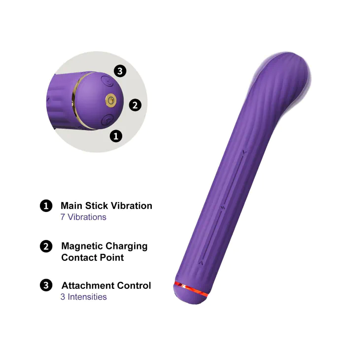 Вібратор Otouch Magic Stick S1 Plus Purple — фото 10