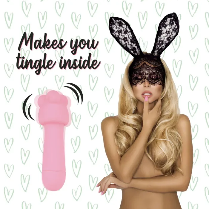Міні-вібратор FeelzToys Mister Bunny Pink — фото 3
