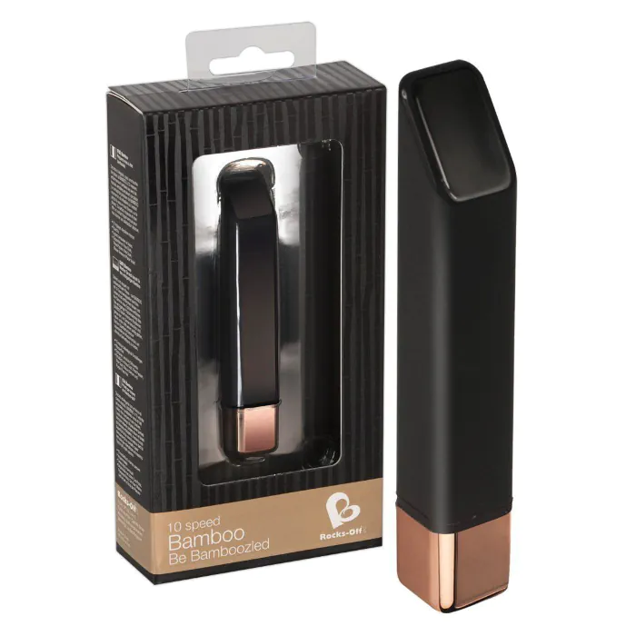 Вібратор Rocks Off Bamboo Noir Gold — фото 2